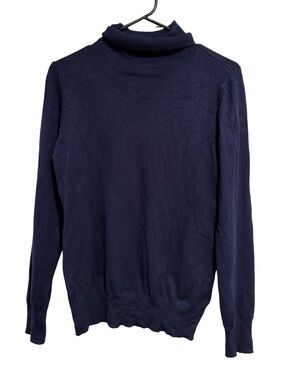 Cielo Navy Blue Turtleneck Sweater